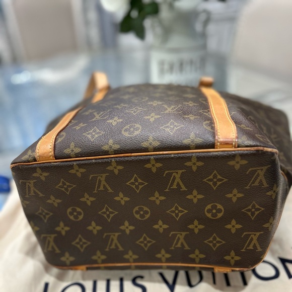 SOLD-100% Authentic Louis Vuitton Sac Shopping Brown Monogram Tote - En Vogue! - Picture 6 of 16